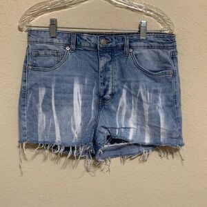 BP Light Blue Distressed Jean Shorts